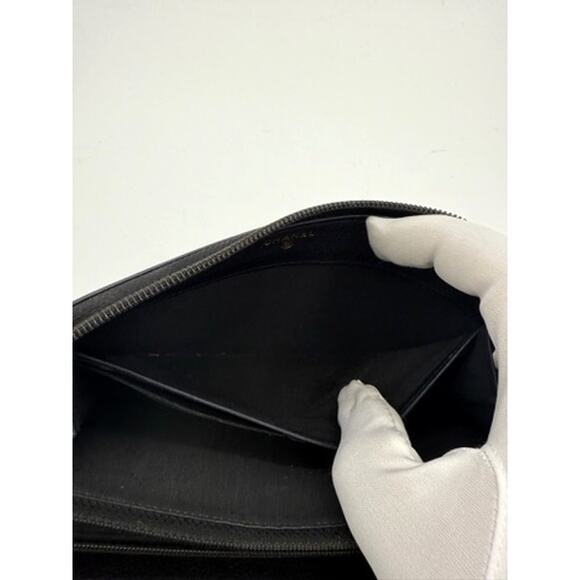 Chanel Bifold Long Wallet*Camellia Embossed in Gold*CC interlocking*Awesome - Picture 10 of 16